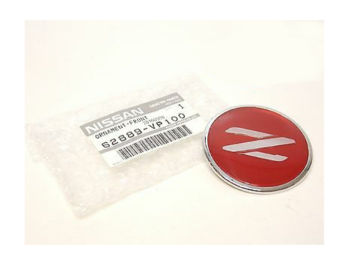 Nissan Genuine 90-00 300ZX Fairlady Z Z32 Front Z Emblem Red Badge 62889-VP100 New  ★