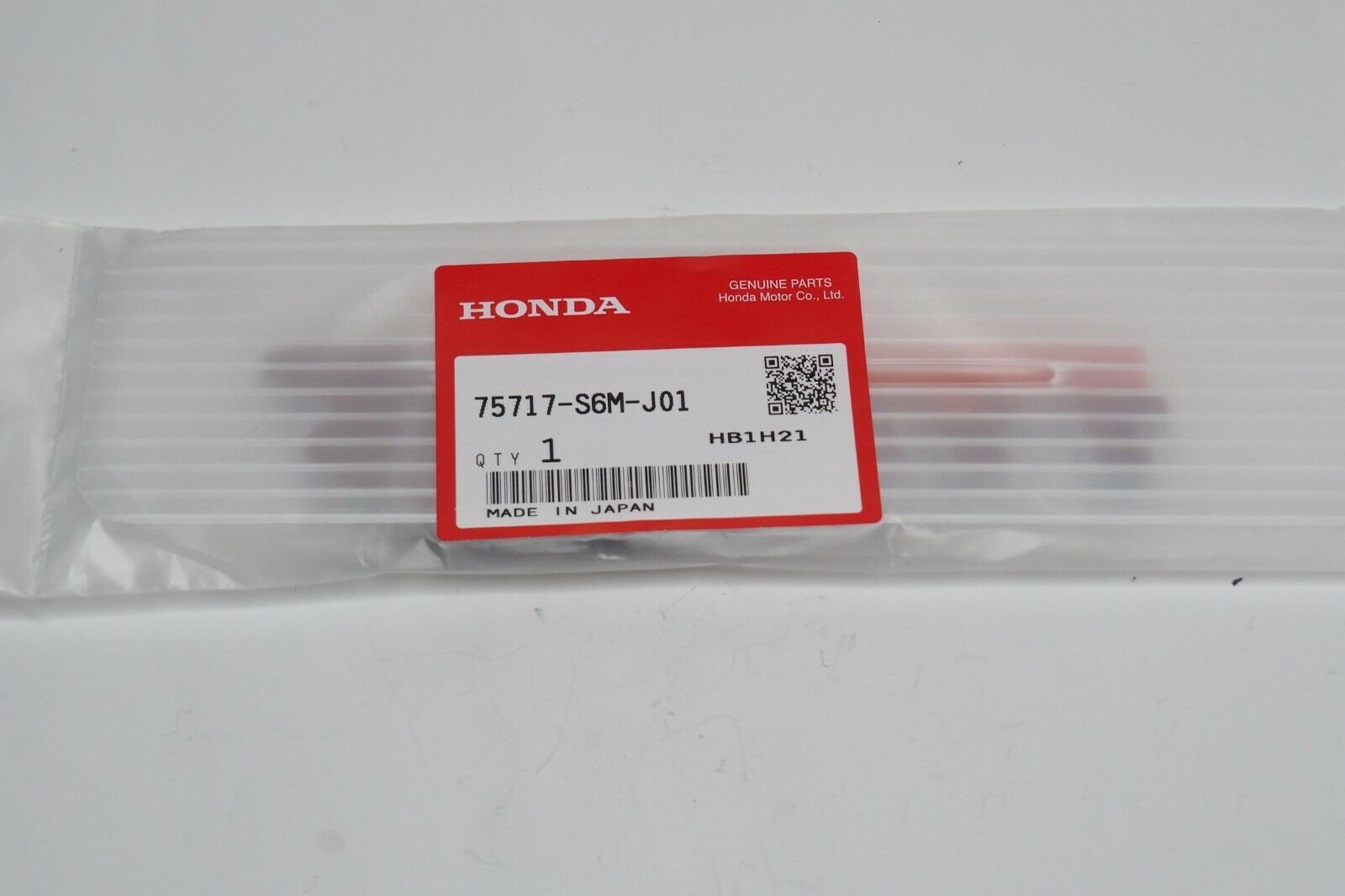Honda Genuine  Integra DC5 Type S  Acura RSX Emblem  75717-S6M-J01 ★