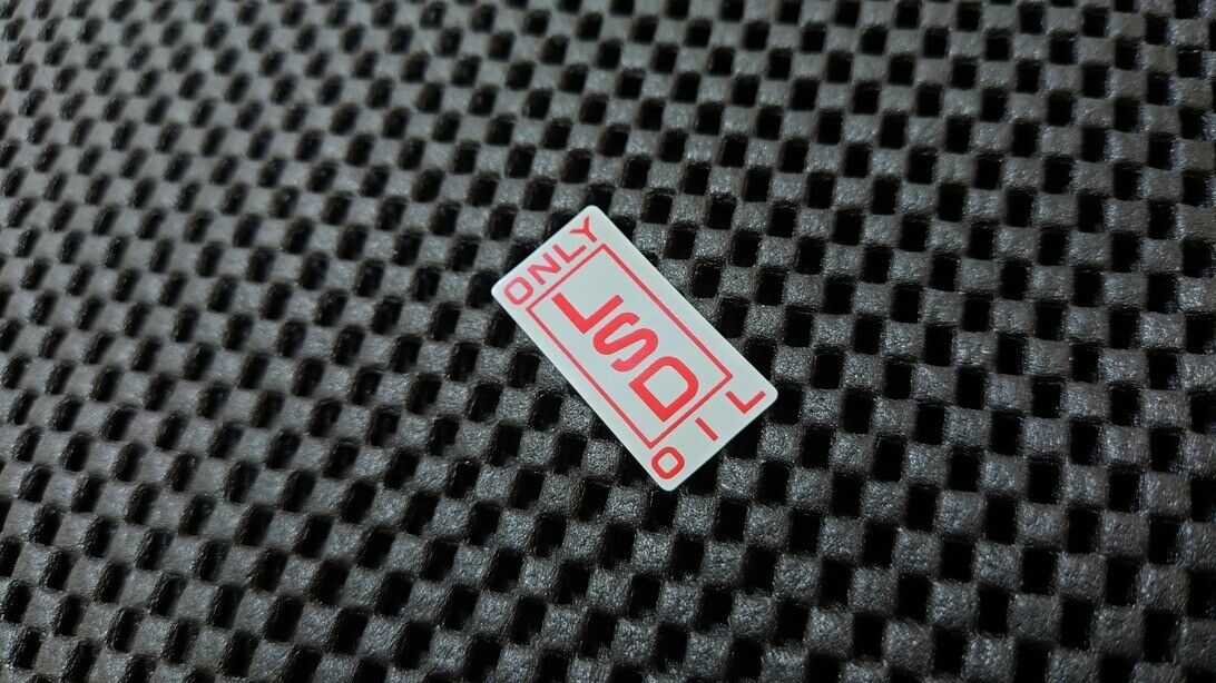 Toyota Genuine AE86 Levin Trueno LSD Stickers Caution Label ★