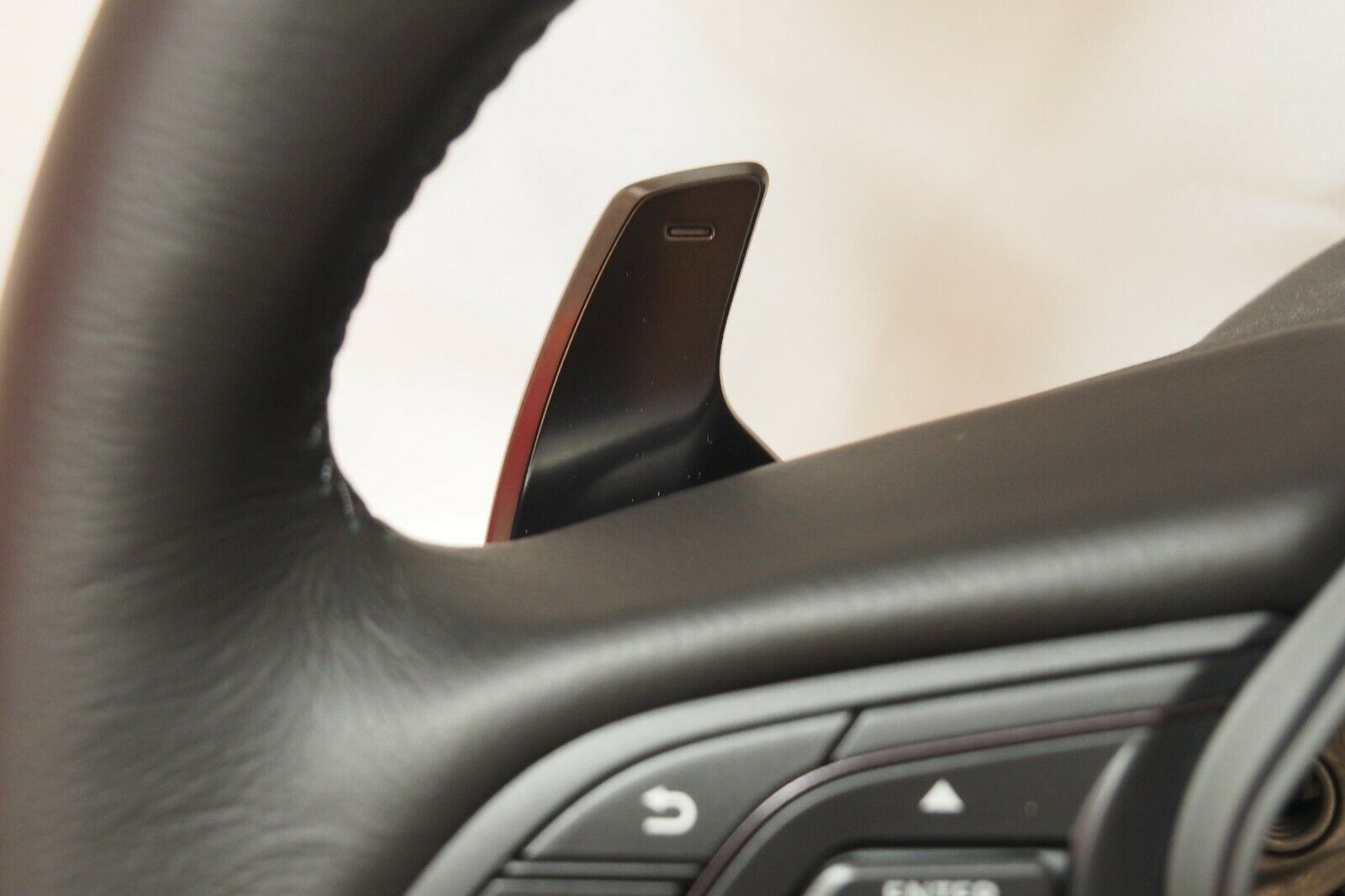 Nissan Genuine 2017- R35 GT-R Steering Wheel horn pad Set Black leather New ★