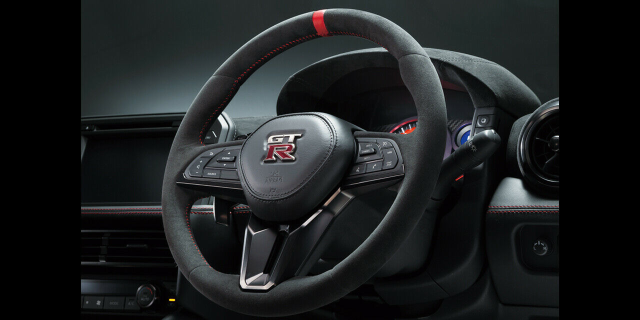 Nissan Genuine 2017- R35 GT-R GTR NISMO  Steering Wheel  Alcantara★