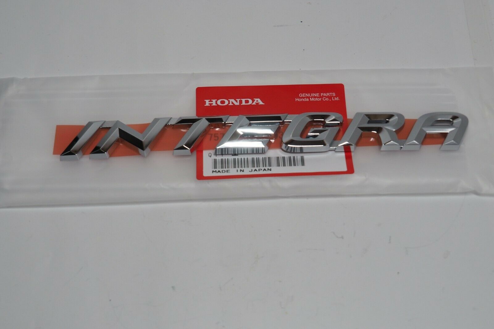 Honda Genuine Integra Type R DC5 Acura RSX INTEGRA Emblem 75722-S6M-003 ★