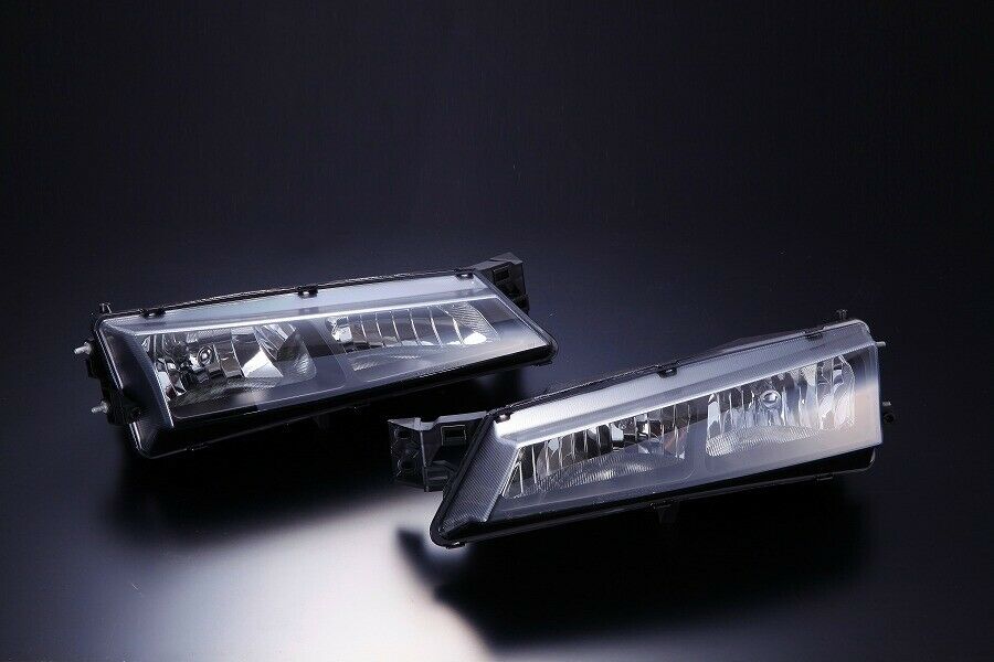 D-MAX Crystal Headlight Lamps Set For NISSAN Silvia S14 KOUKI ★