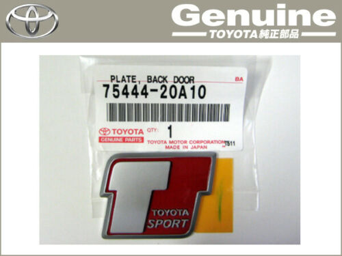 Toyota Genuine Celica ZZT231 PLATE, BACK DOOR NAME, 75444-20A10 OEM FedEx DHL