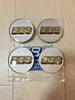 BBS Wheel Center Caps 70mm Genuine Emblem Platinum Silver 56.24.173 Set Of 4pcs ★