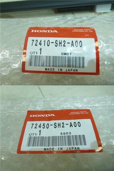Honda Genuine 89-91 CRX CR-X Door Window Molding Set ★