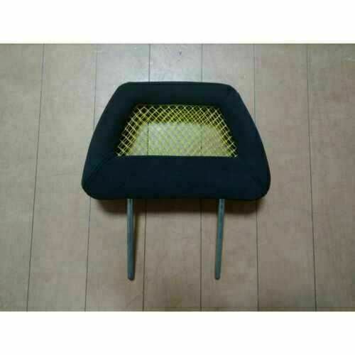 [USED]RECARO YELLOW NET MESH HEAD REST HEADREST ORIGINAL From Japan USED One Side