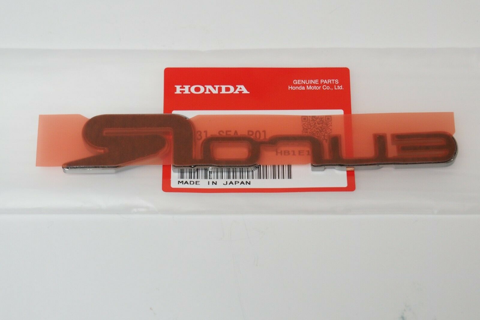 Honda Genuine Accord Euro-R CL7 CL9  Emblem Rear 75731-SEA-R01 ★