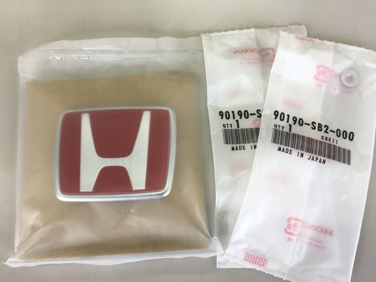 Honda Genuine Acura NSX NA1 NA2 Front Emblem Formula Red 75700-SL0-000ZA ★