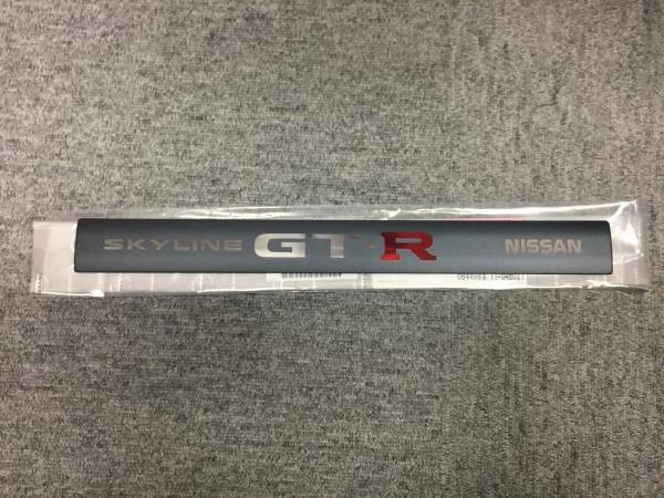 NISSAN Skyline GTR R32 R33 R34 Engine Cover emblem A3B90-AA300 JDM OEM FedEx DHL