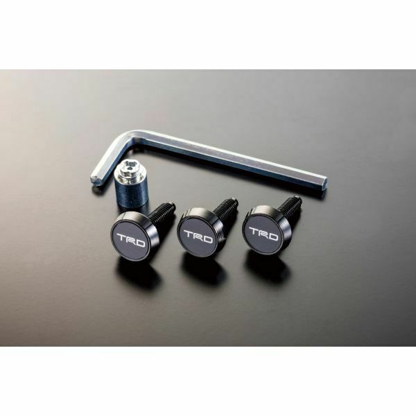 Toyota Genuine TRD License plate bolt with security Lock bolt MS010-00028
