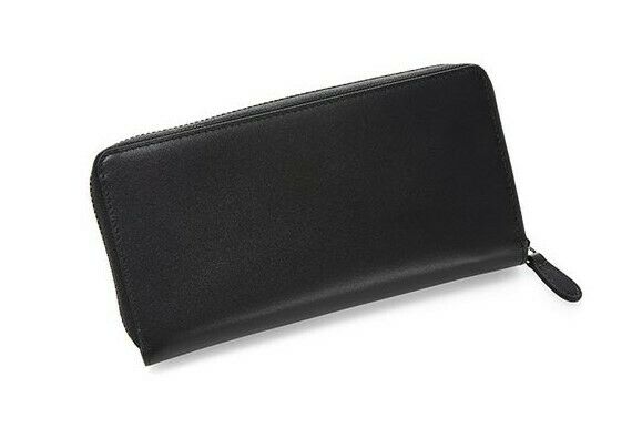 Nissan Genuine Premium Wallet Round Zipper KWA1200L00 New ★