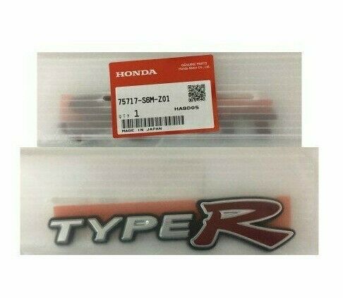 Honda Genuine  Integra DC5 Type R  Acura RSX Emblem 75717-S6M-Z01 ★