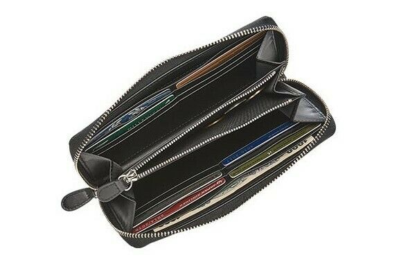 Nissan Genuine Premium Wallet Round Zipper KWA1200L00 New ★