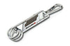 Nissan nismo Genuine BASIC Carbon Metal Bar Key Ring Silver KWA1050K10SV New ★