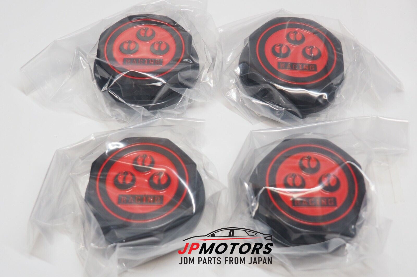 RS WATANABE  Wheel Center Cap 60ｍｍ Black Set of 4PCS New ★